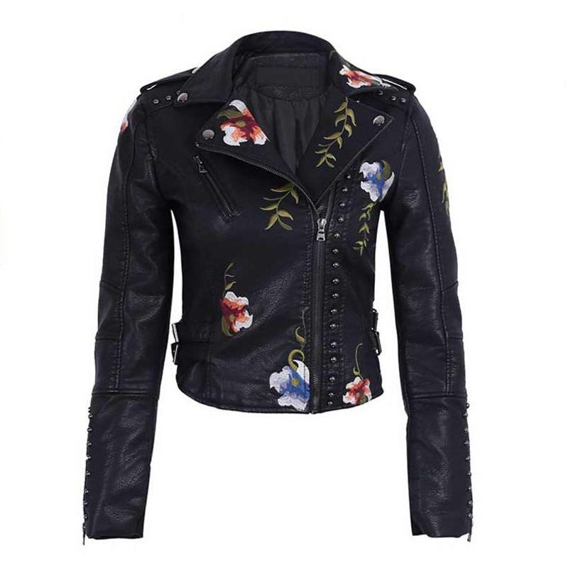 Jaqueta Floral Ziper Assimétrico - Atique Store